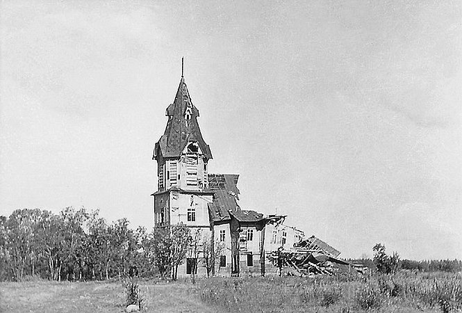 Кирха в Белоострове. Сентябрь 1941 года