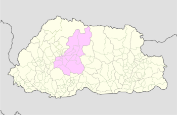 Location of Phanguyl Gewog