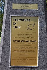 George Evans Memorial, Lapstone