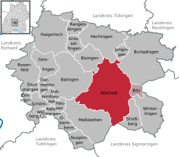 Albstadt - Localizazion