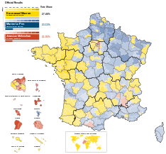 Results of the first round by parliamentary constituency