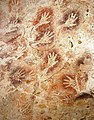 Image 23Hand stencils in the "Tree of Life" cave painting in Gua Tewet, Kalimantan, Indonesia (from History of painting)