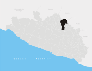 Municipality o Huitzuco de los Figueroa in Guerrero