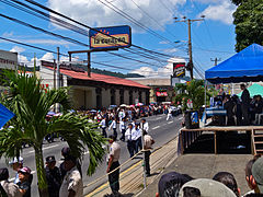 Celebraciones de día de independencia (15 Sept) en Santa Tecla.