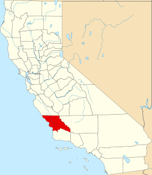 Map of California highlighting San Luis Obispo County