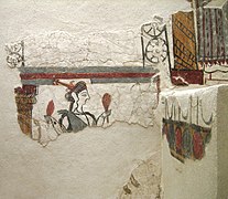 Fresques du palais mycénien