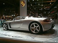 Porsche Carrera GT concept at the 2000 Paris Motor Show
