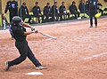 Højrehåndet softball batter