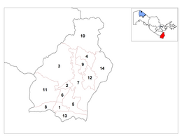 Distretto di Angor – Localizzazione