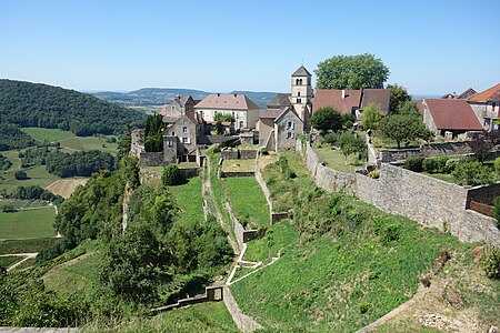 Château-Chalon, Jura.