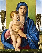 Мадонна Альберетти. 1487. Дерево, масло. Галерея Академии, Венеция