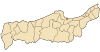 Carte de la wilaya de Tipaza