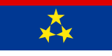 Bandeira da rexión autónoma de Voivodina.