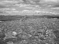 Inselbergs de la Scotland's Monument Valley (Coigach & Assynt: Beinn an Eoin/Sgòrr Tuath, Cùl Beag, Cùl Mòr, Suilven, Canisp y Ben More, vistos desde Càrn a'Choin Dheirg)