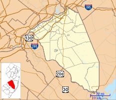 Burlington City is located in Burlington County, New Jersey