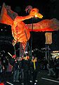 Image 20A Phoenix rises to new life at the Village Halloween Parade fifty days after the September 11, 2001, terrorist attacks (from Culture of New York City)
