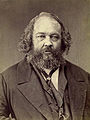 Image 39Russian anarchist Mikhail Bakunin opposed the Marxist aim of dictatorship of the proletariat in favour of universal rebellion and allied himself with the federalists in the First International before his expulsion by the Marxists (from History of socialism)