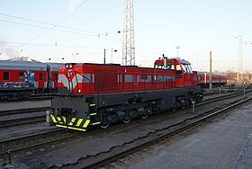 Тепловоз ЧМЭ3МЕ-6750 железных дорог Литвы