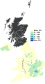 Foreign born population in the UK in 2021