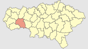 Калининский район на карте