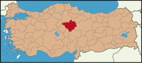 Localisation de Yozgat (province)