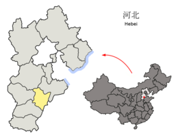 Hengshui – Mappa