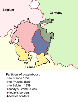 Luxembourg partitions map