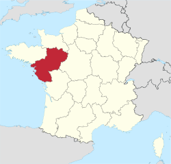 Location of Pays de la Loire