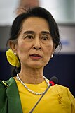Aung San Suu Kyi Ha aparecido cinco veces en la lista: 2016, 2013, 2011, 2008, y 2004 (Finalista en 2012 y 2009)