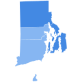 Image 33County results of the 2020 Presidential election. Joe Biden (D) won every county. (from Rhode Island)