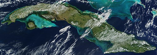 Хмарність над Кубою в листопаді