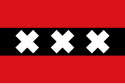 Flagge der Gemeinde Amsterdam