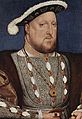 Henrike VIII.a Ingalaterrakoaren erretratua, Hans Holbein Gaztearen margolana.