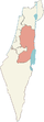 Карта округу Юдея і Самарія