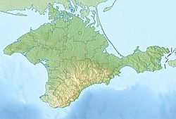 Krím domborzati térképe