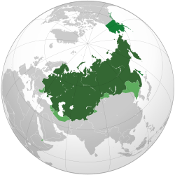 Местоположение на Руската империя