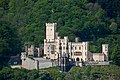 Castelo de Stolzenfels, preto de Coblenza, o epítome do romanticismo renano