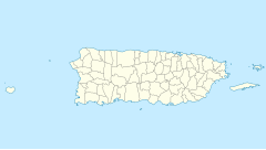 Map of Puerto Rico showing the locations of mass shootings in 2019