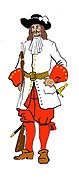 Soldat du régiment de Picardie en 1672