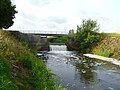 Wehr am Mühlenweg bei normalen Wasserstand im Juni 2012