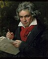 Image 6Ludwig van Beethoven, painted by Joseph Karl Stieler, 1820 (from Romantic music)