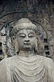 Longmen nagy Vairocsana buddhája. Lungmen-barlangok, Kína.