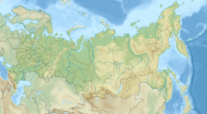 러시아에서의 우랄산맥의 위치