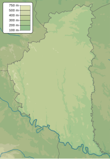 Maps of Verteba Cave's location in Ternopil Oblast and Ukraine