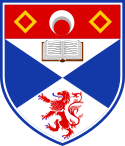 Coat of arms of University of St Andrews.