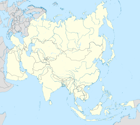 Mapa konturowa Azji