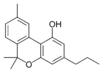 Strukturformel Cannabivarin