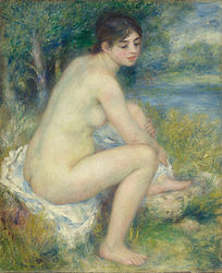 Garota sentada, 1883