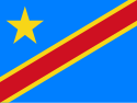Flagge fan Demokratyske Republyk Kongo