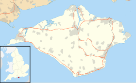 (Voir situation sur carte : île de Wight)